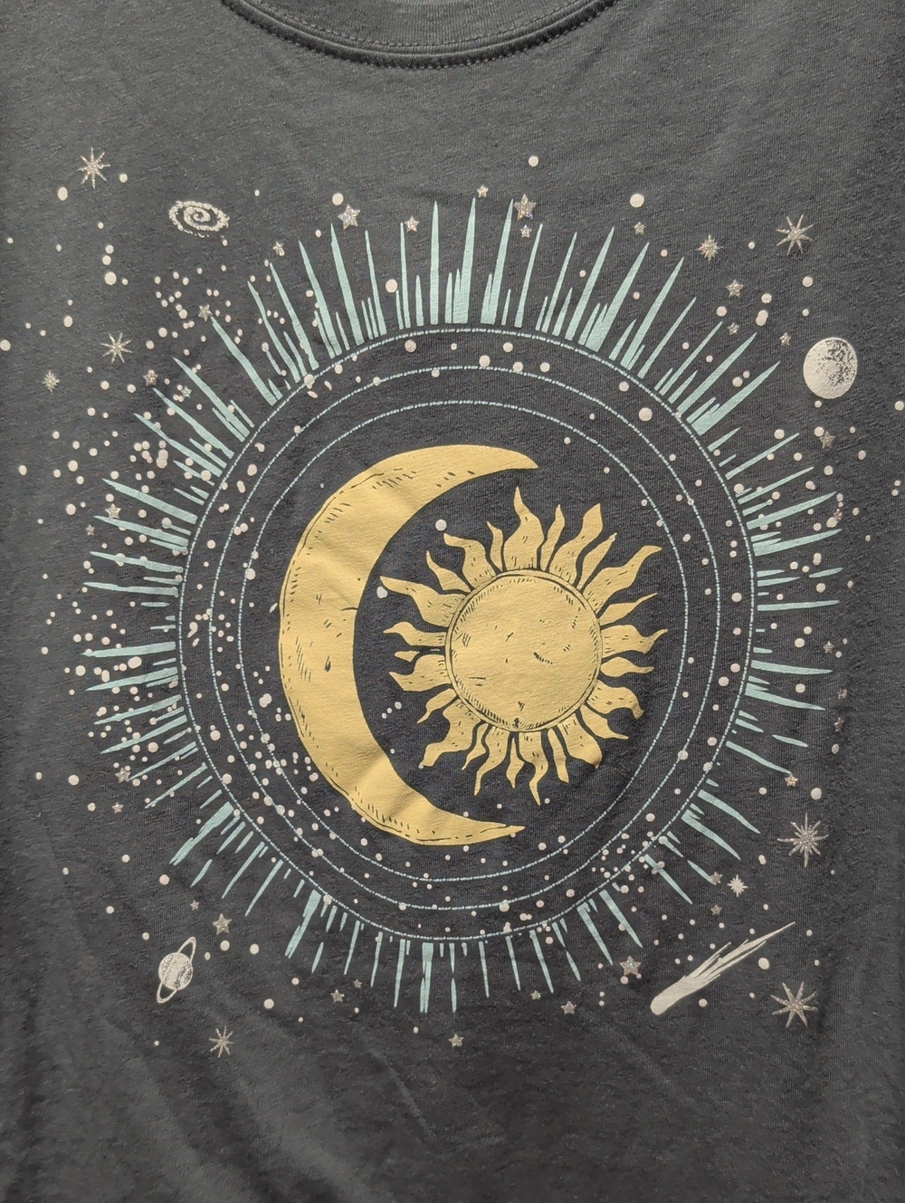 Wound Up Gray Graphic Tee with White Logo